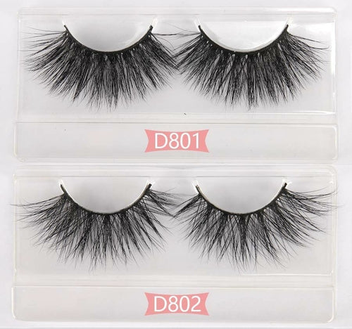 Wholesale Eyelashes100 Pairs 3D Mink Eyelashes 25MM Thick Long Wispy
